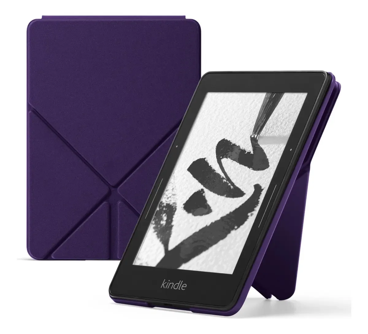 Capa protetora Origami para Kindle Voyage, roxa