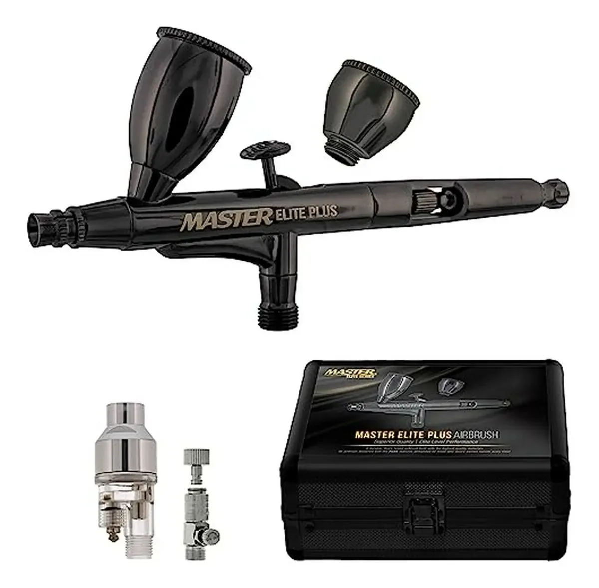 Aerógrafo preto Master Airbrush PRO-120