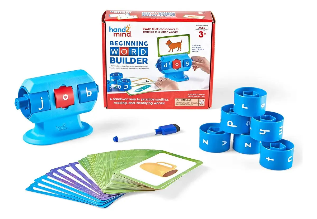 Jogos e cartões de ortografia Cvc Word Builder