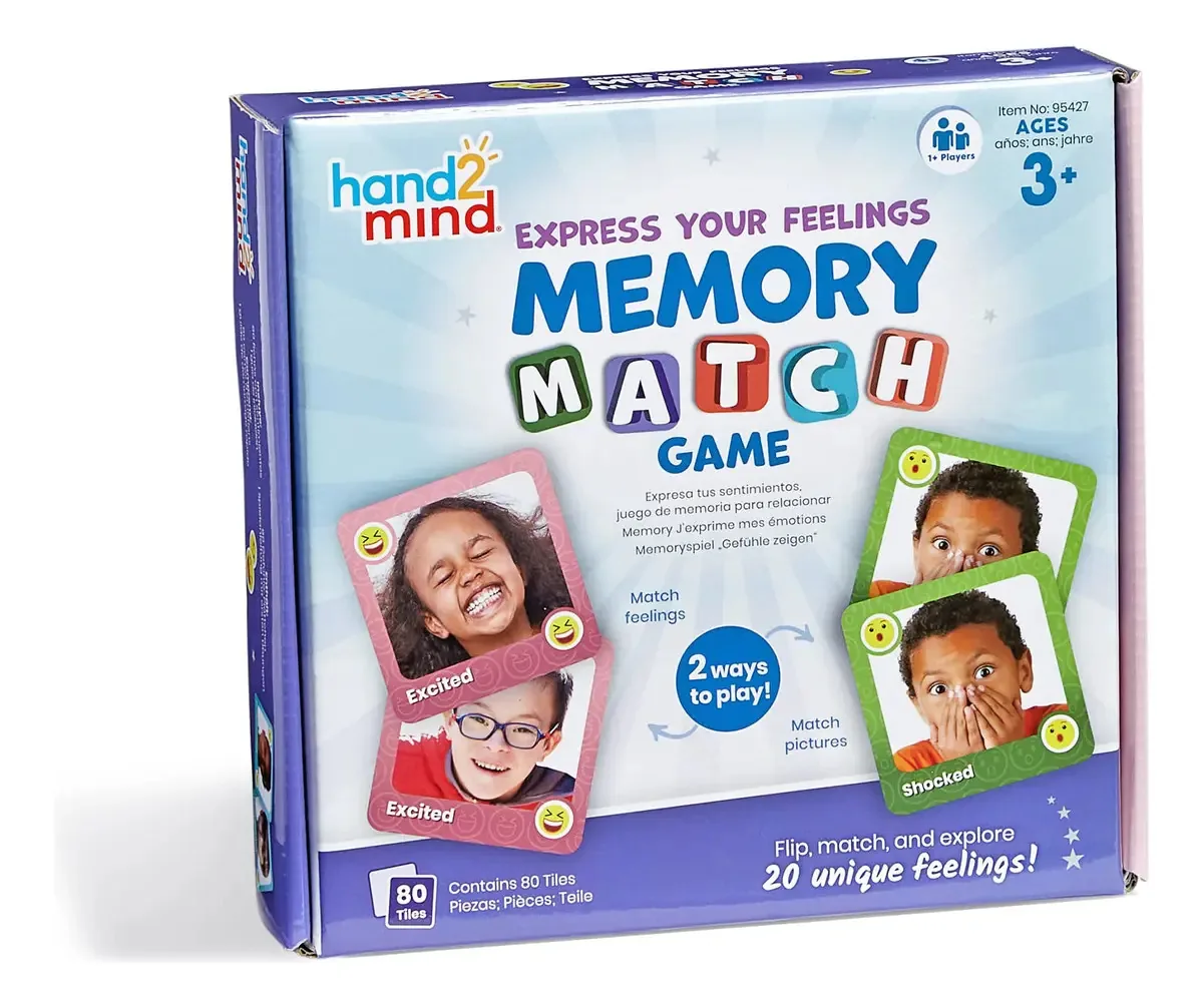 Jogo de memória Express Your Feelings para crianças