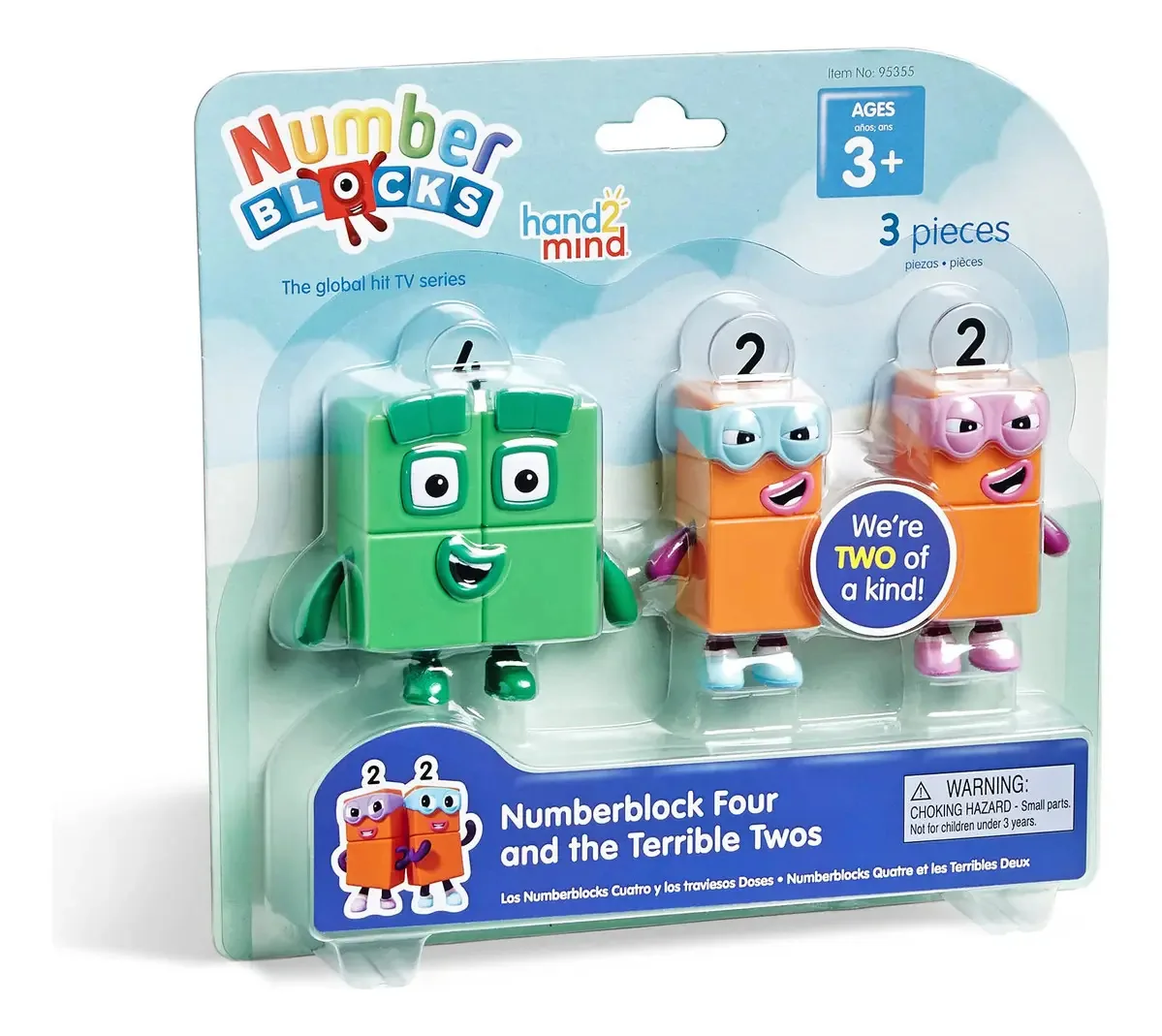 Hand2mind Numberblocks Four e The Terrible Twos, Figuras