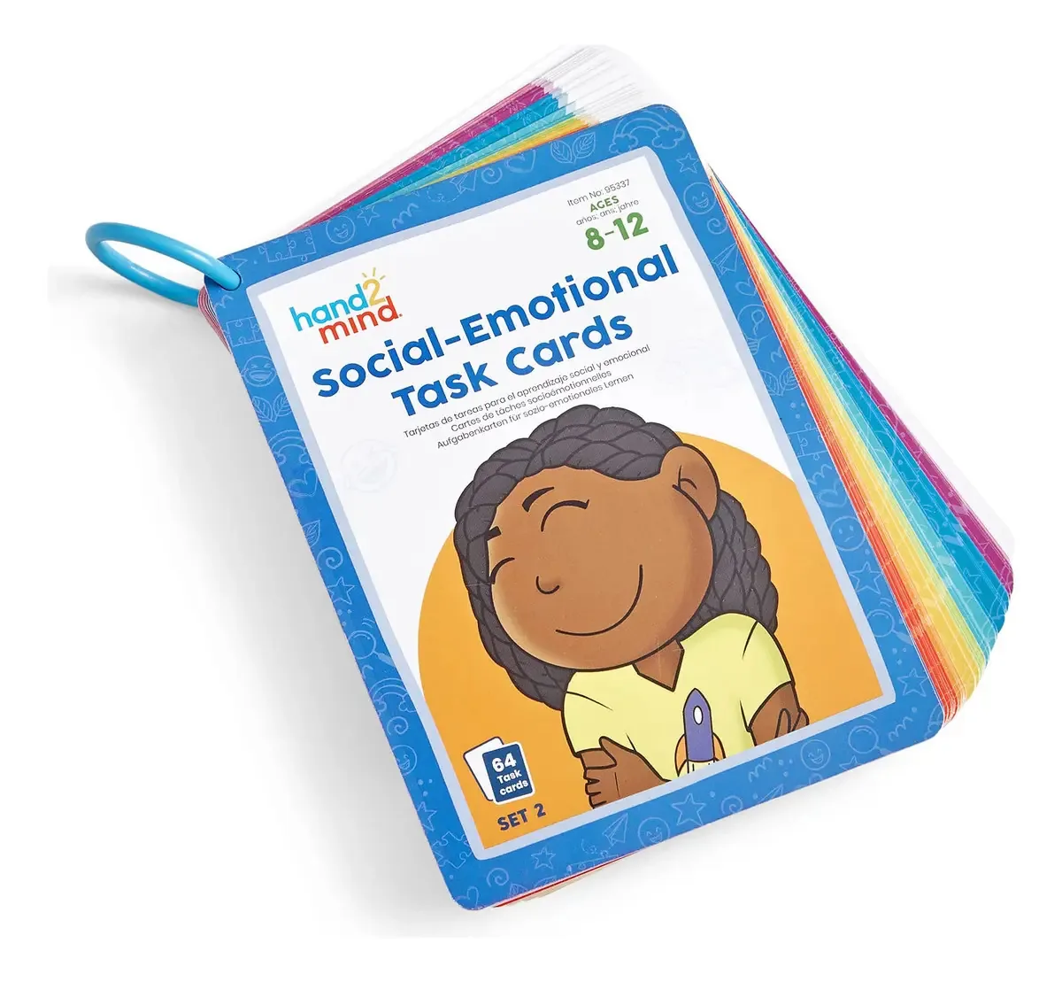 Cartões de trabalho de aprendizagem socioemocional da Hand2mind para