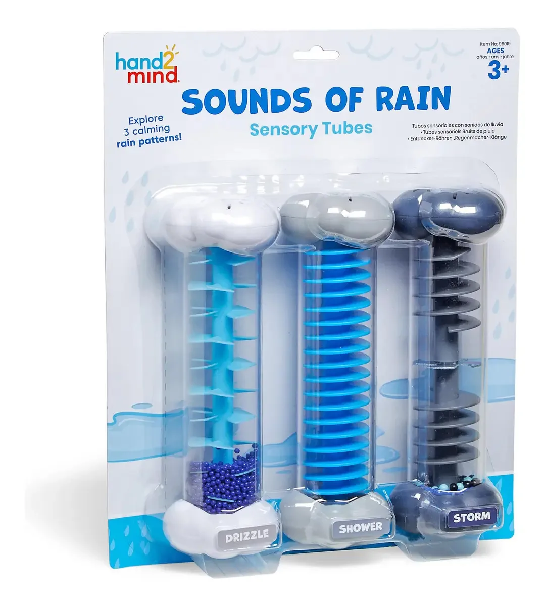 Tubos Sensoriais Hand2mind Sounds Of Rain Rainmaker Fidget T