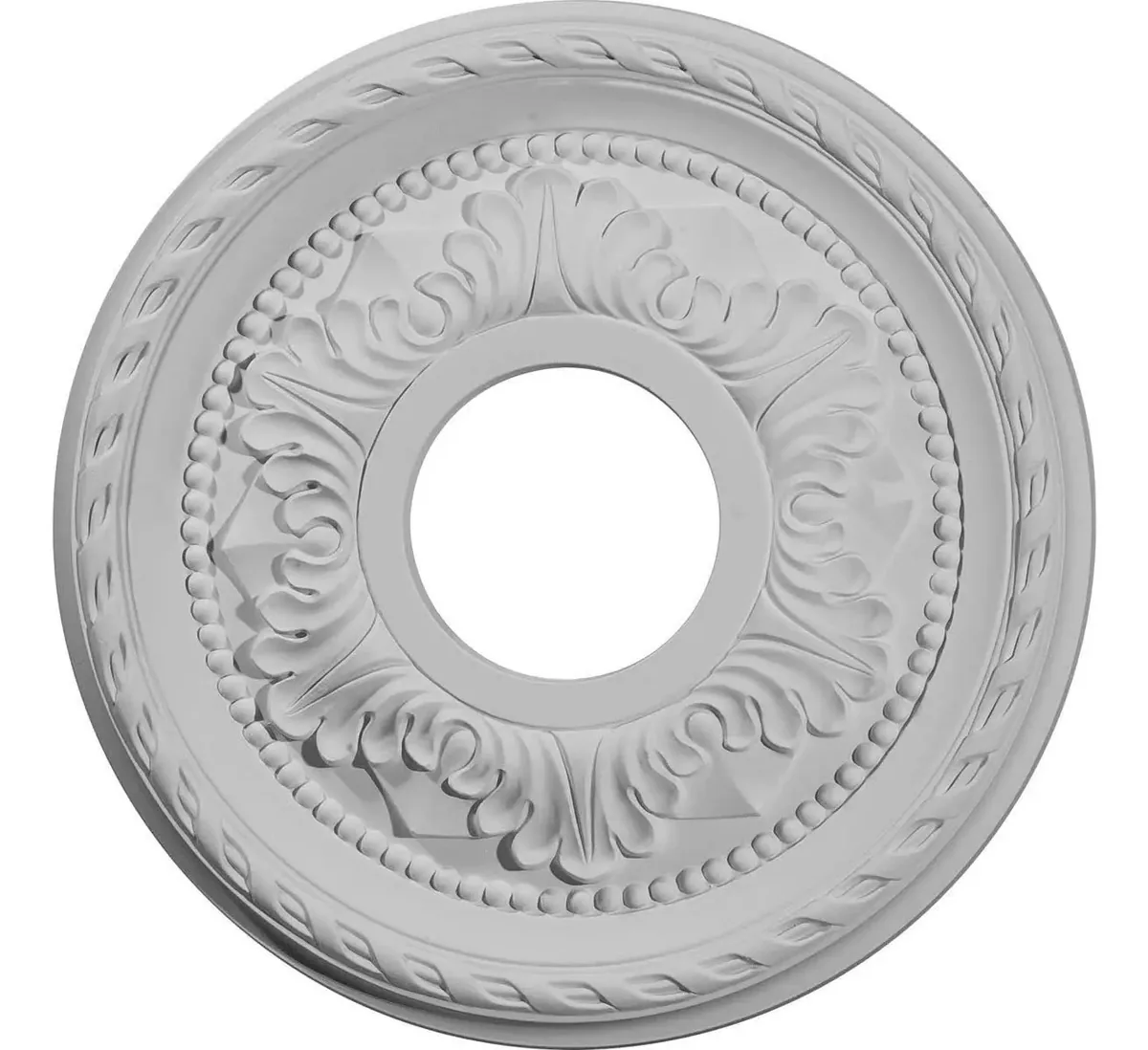 Palmetto Ekena Millwork CM11Pmacs - Medalhão de telhado Pinta