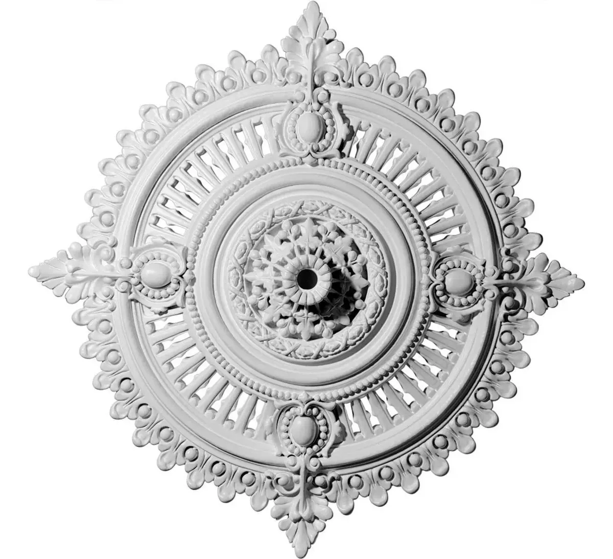 Medalhão de telhado Ekena Millwork CM29hyacs - Haylynn 29-1