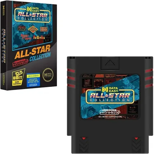 Cartucho da coleção Data East All Star para Nintendo Super Nes