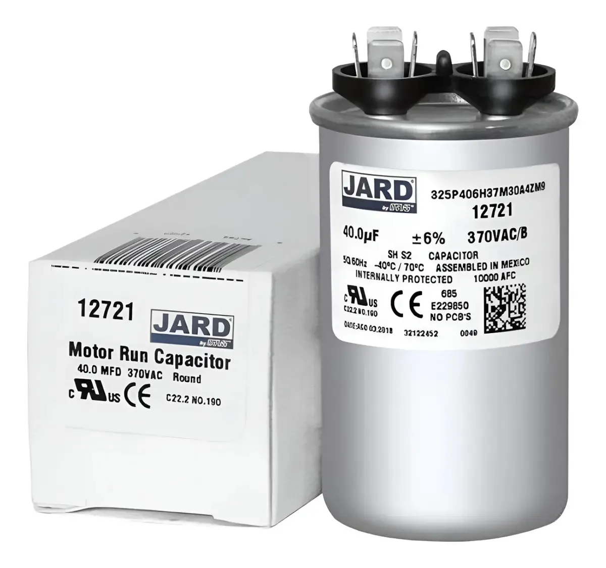 Capacitor Uf de 40uf 370v
