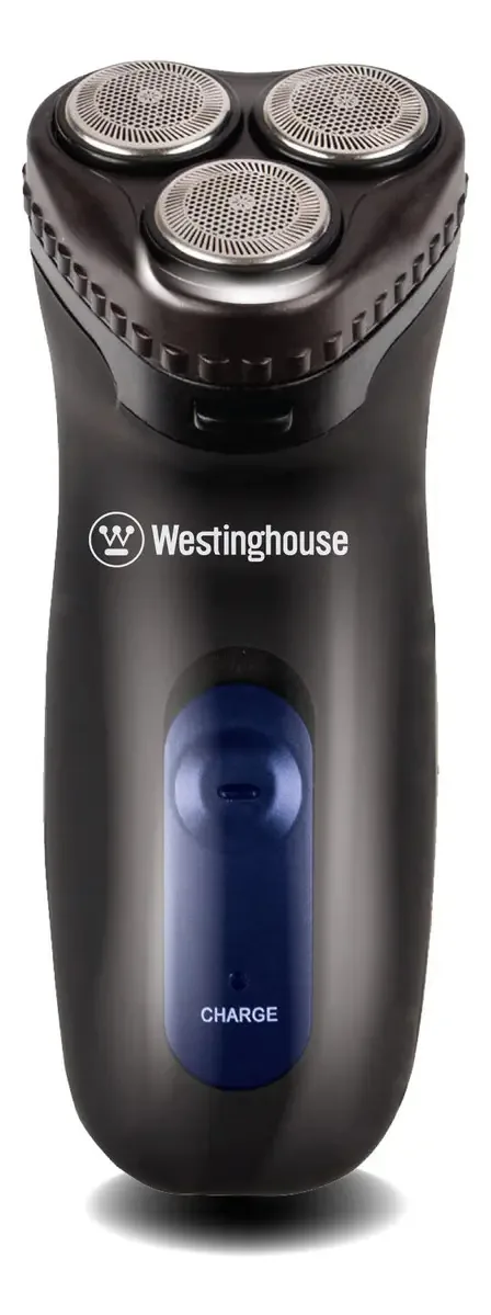 Barbeadores elétricos recarregáveis Westinghouse para homens. Cor: azul
