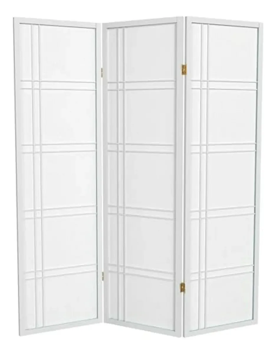 Divisória de quarto Red Lantern DC60-WHT-3p, 3 painéis, B