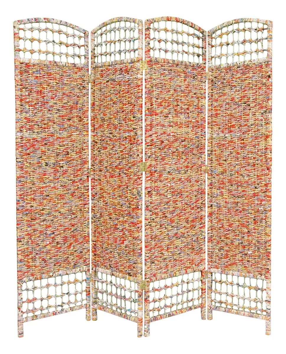 Divisória de quarto reciclada Red Lantern de 5 1/2 pés