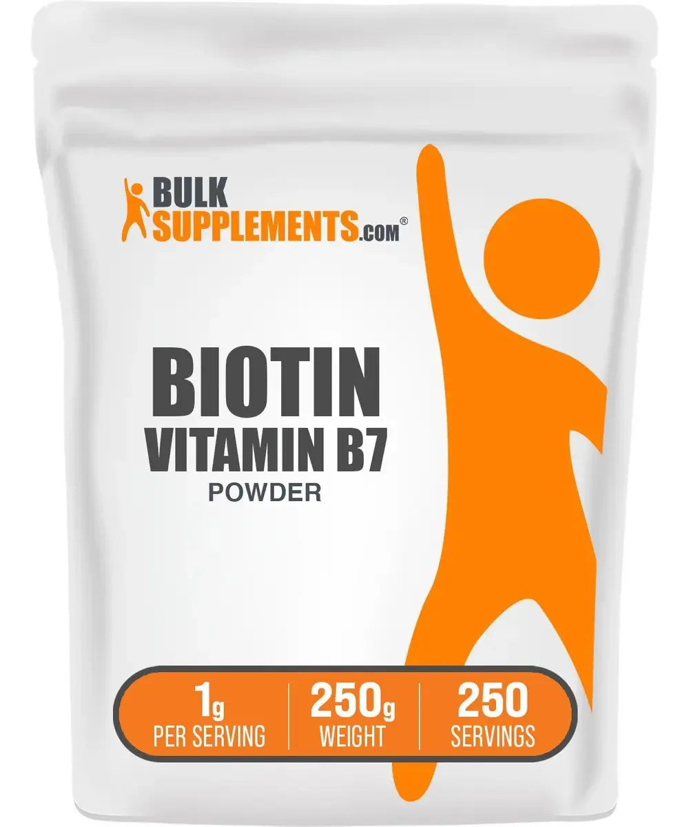 Suplementos a granel Biotina em pó 10000mcg 250g