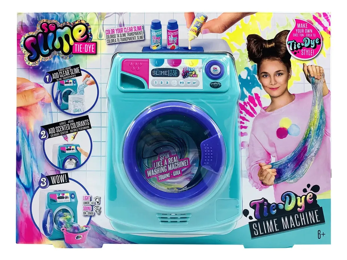 Kit So Slime de Lavagem de Slime Tie-Dye Pré-fabricado