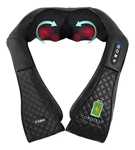 Massageador de costas e pescoço Zyllion Shiatsu - T Massage