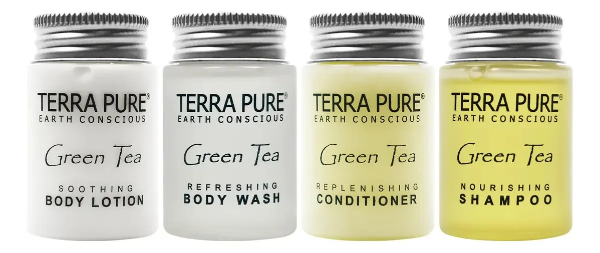 Terra Pure Chá Verde 1.0 Oz. Conjunto de Artigos de Higiene