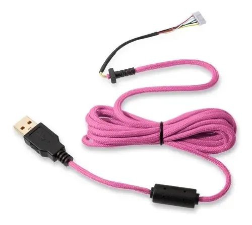 Cabo Para Mouses Glorious Paracord Ascended Cable V2 Rosa