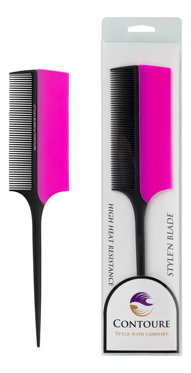 Style'nBlade - pente profissional para modelar cabelo com. Cor: Fúcsia