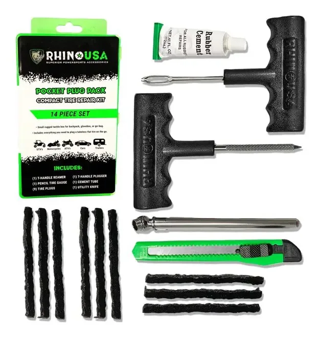Kit de patch para reparo de pneus de bicicleta automotiva RZR