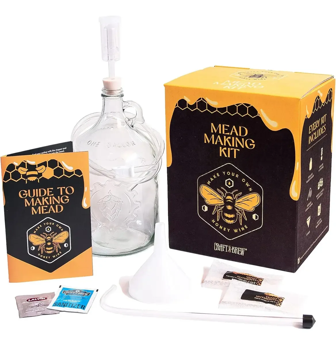Kit de fabricação de cerveja reutilizável, produz 38 litros de hidrogênio