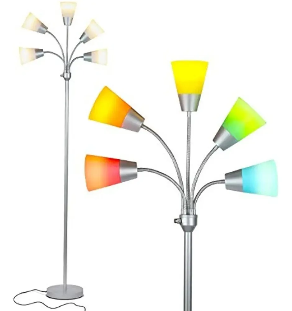 Luminária de chão LED moderna Brightech Medusa - Luminária de chão