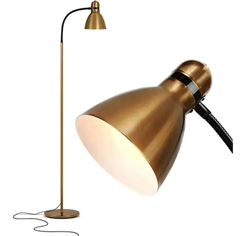 Brightech Avery - Luminária de Piso Regulável com Base Resistente para Leitura de Quarto, Moderna Luminária LED para Salas de Estar, Luminária de Árvore Alta para Escritórios, Grande Decoração para...