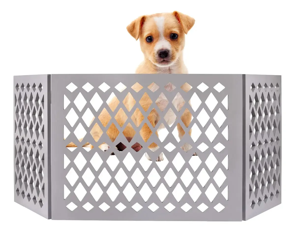 Porta separada para animais de estimação | Porta para animais de estimação P. Cor cinza