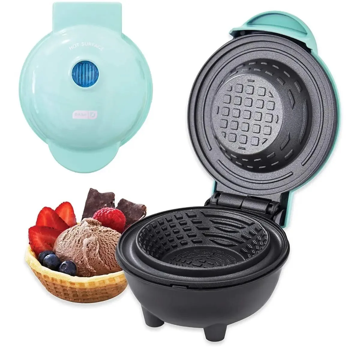 Dash Mini Bowl - Tigelas De Waffle E Casquinhas De Sorvete