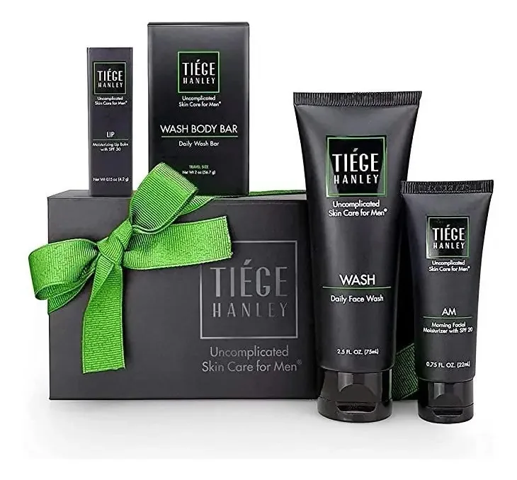 Kit de Cuidados com a Pele para Homens da Tiege Hanley