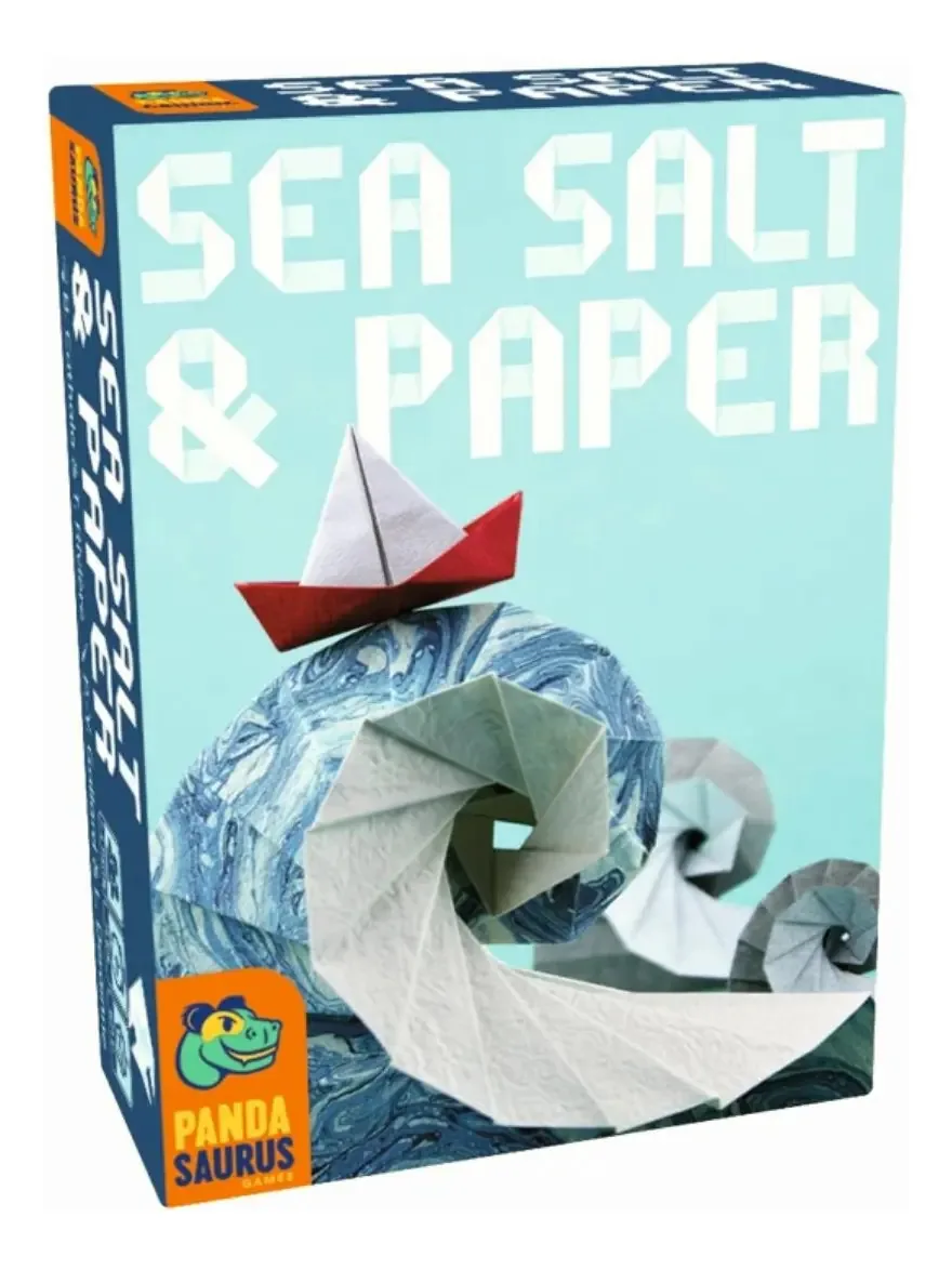 Pandasaurus Games Jogo de cartas com sal marinho e papel