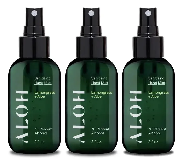 Hand Sanitizing Mist Aloh 70% De Álcool Etílico 90ml, Pacote