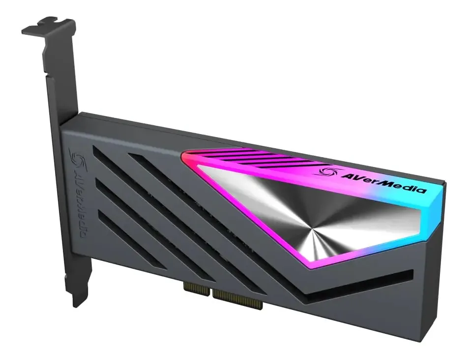 Placa de Captura Interna PCIe AVerMedia HDMI 4K60 4K144 para Captura de Vídeo Gamer