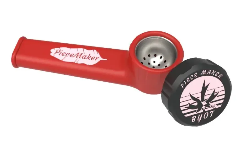 Tubo de silicone Karma com tampa de 9 cm, cor vermelho arara