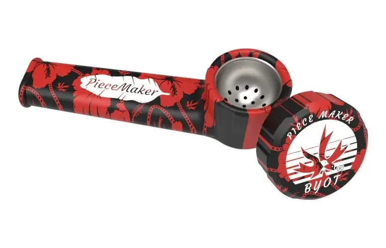 Tubo de silicone Karma com tampa de 9 cm, cor Hibiscus Red Camo