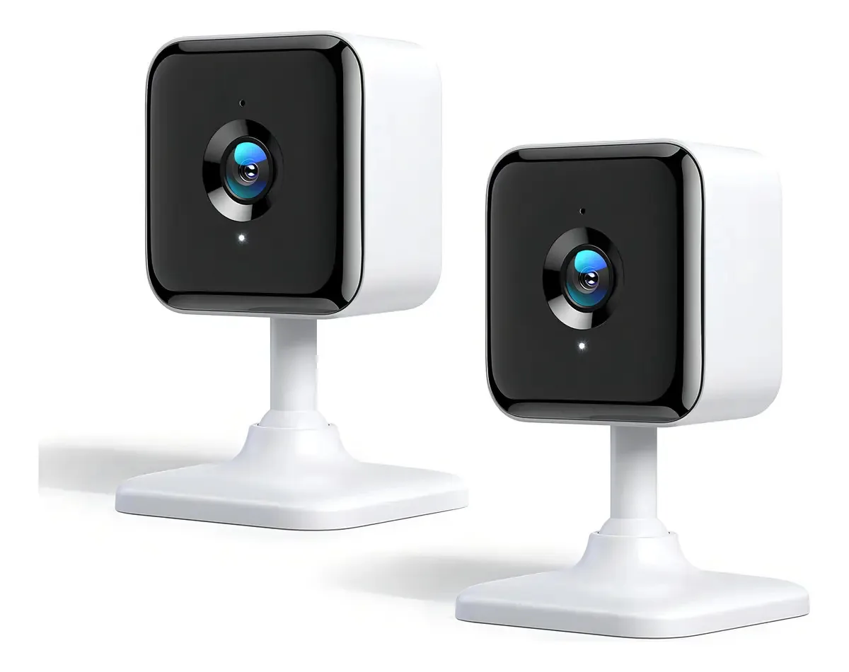 2 câmeras de segurança internas Gncc Wi-Fi Night Vision