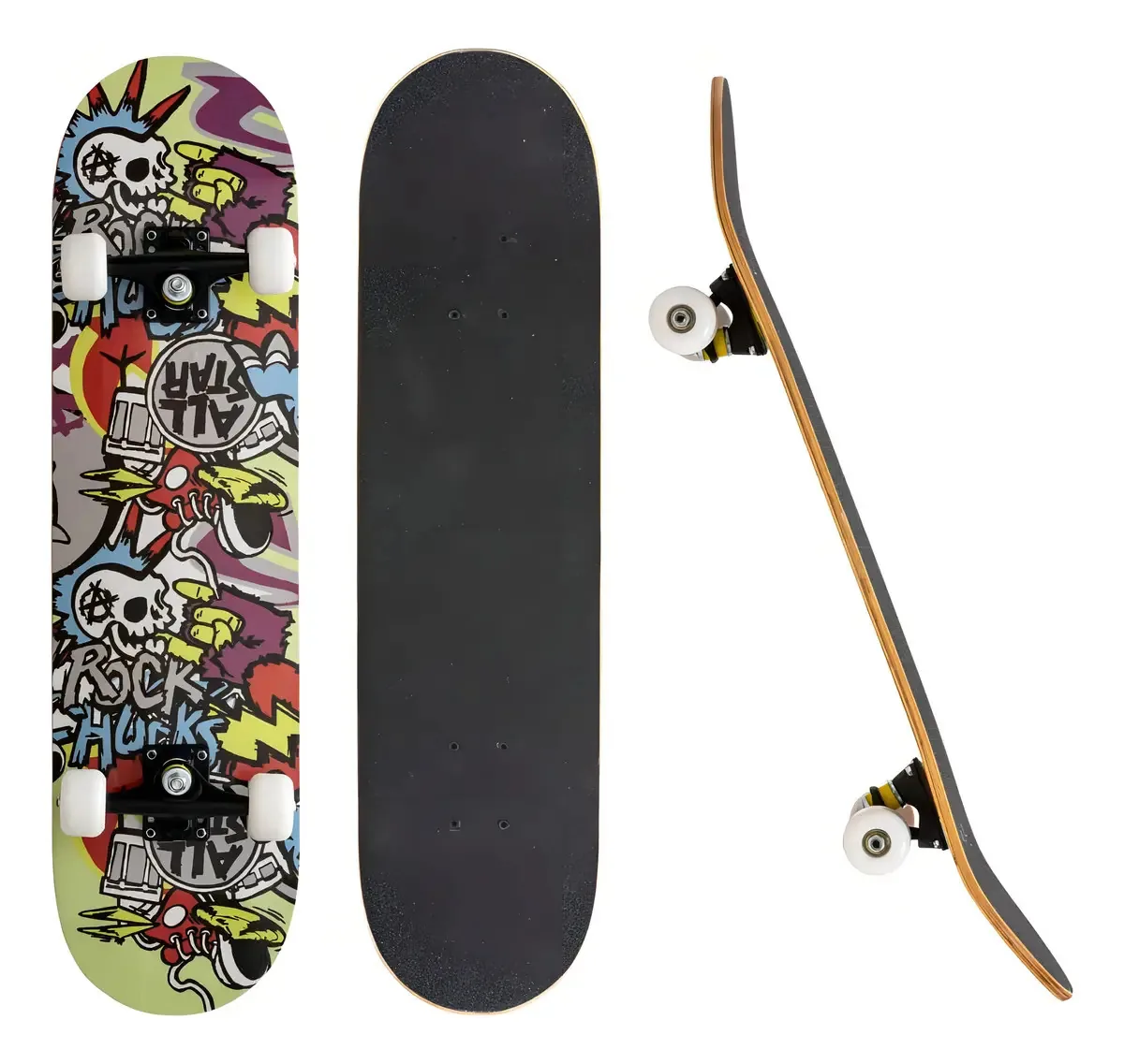 Grafite colorido de skate infantil Rofft ROFFT