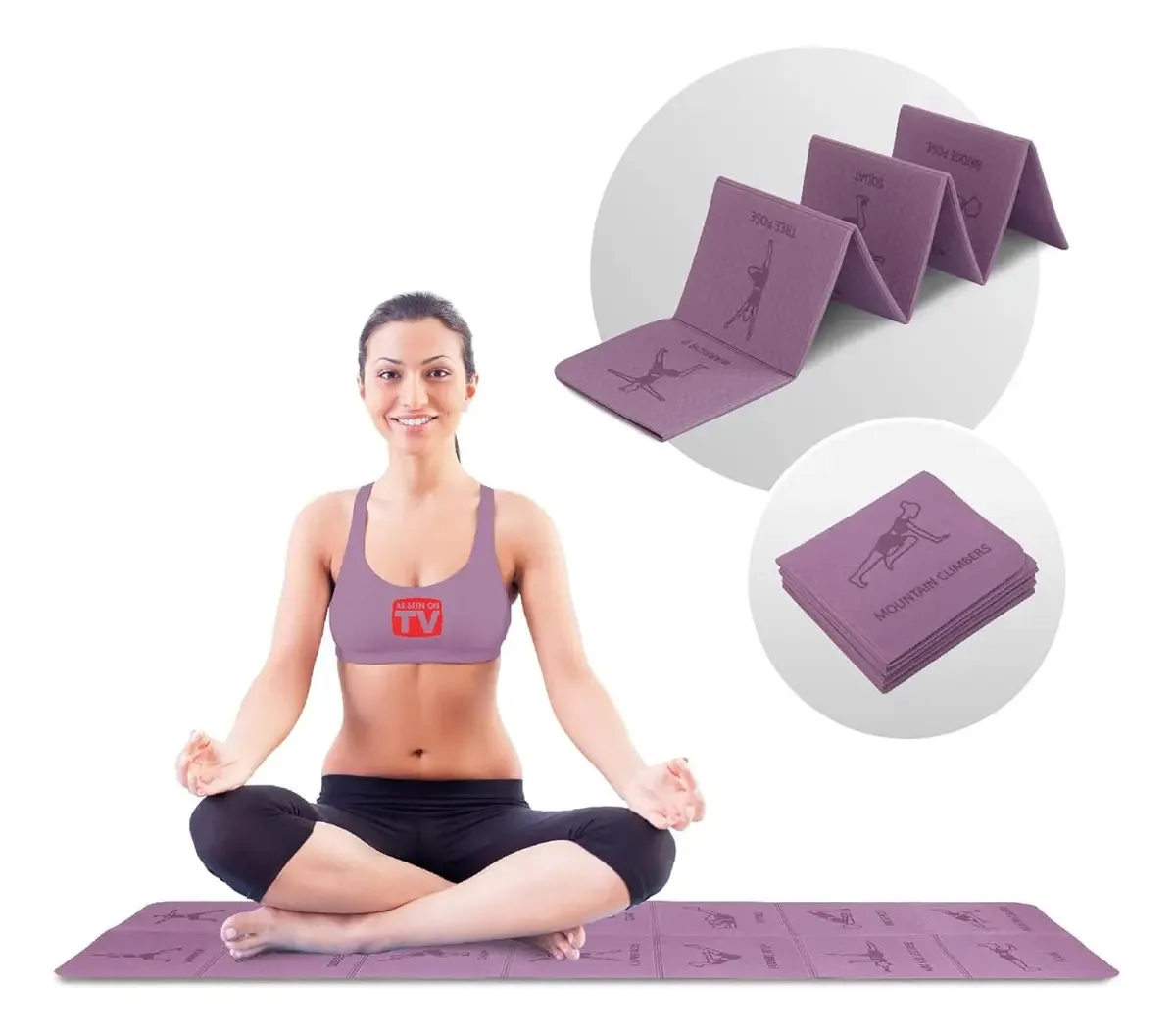 Tapete de exercícios para ginástica doméstica
