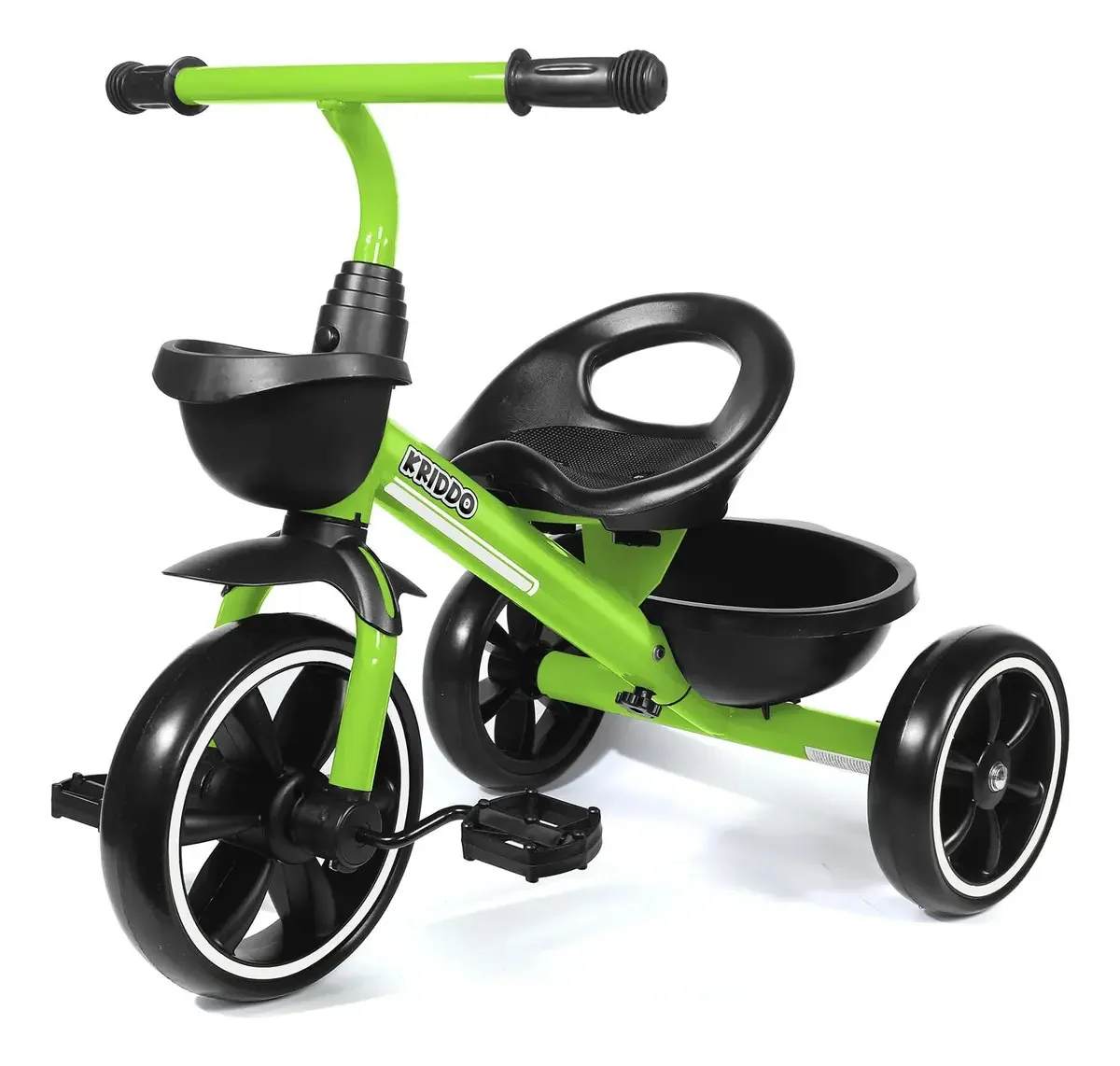 Triciclo esportivo branco Kriddo Kriddo