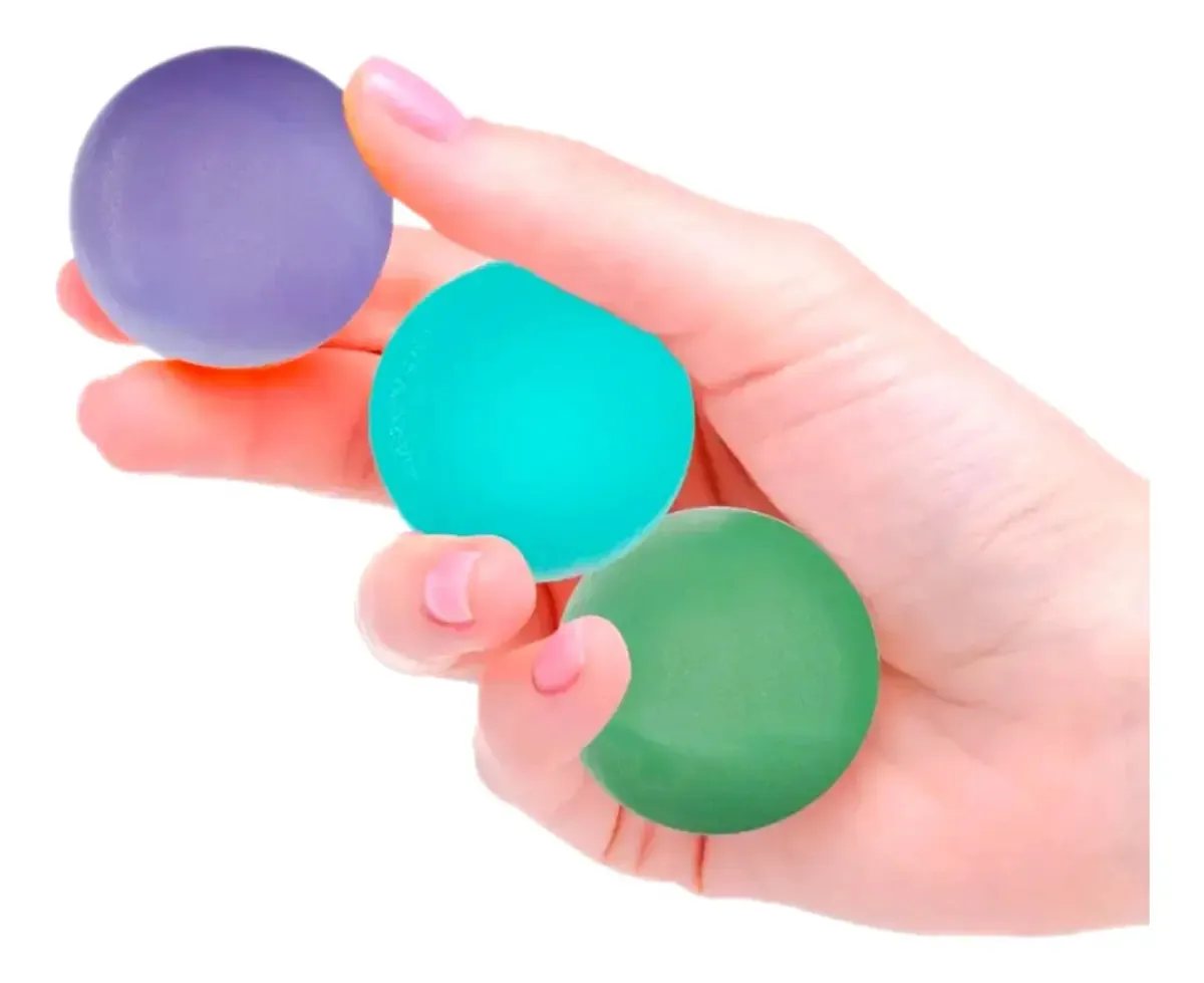 Bola de gel terapêutica para reabilitação - fisioterapia, cor verde