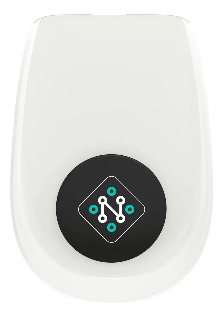 Almofada de calcanhar Nextep Almofada de calcanhar de silicone para esporão calcâneo cor branca