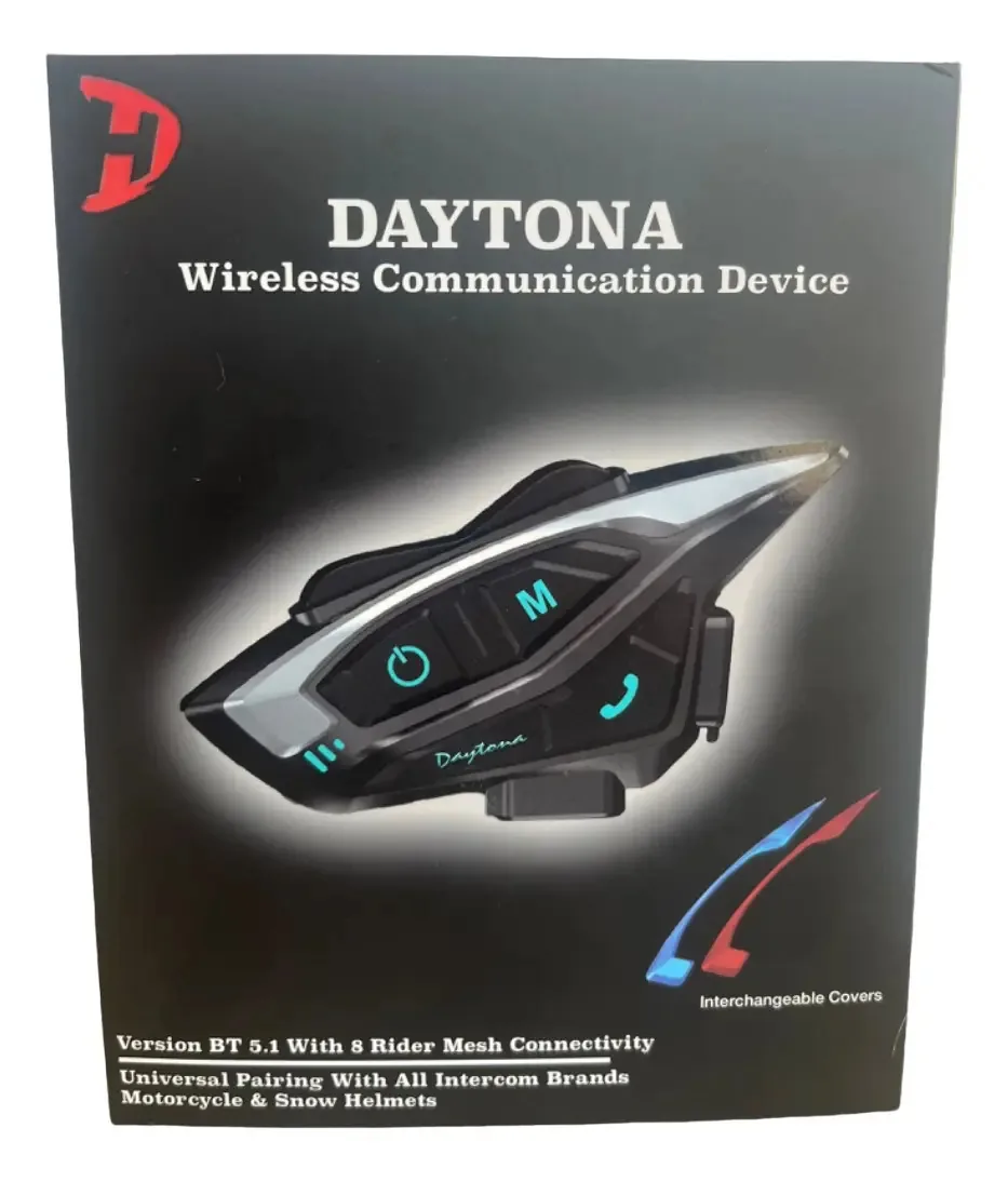 Intercomunicador/fone de ouvido para motocicleta Daytona