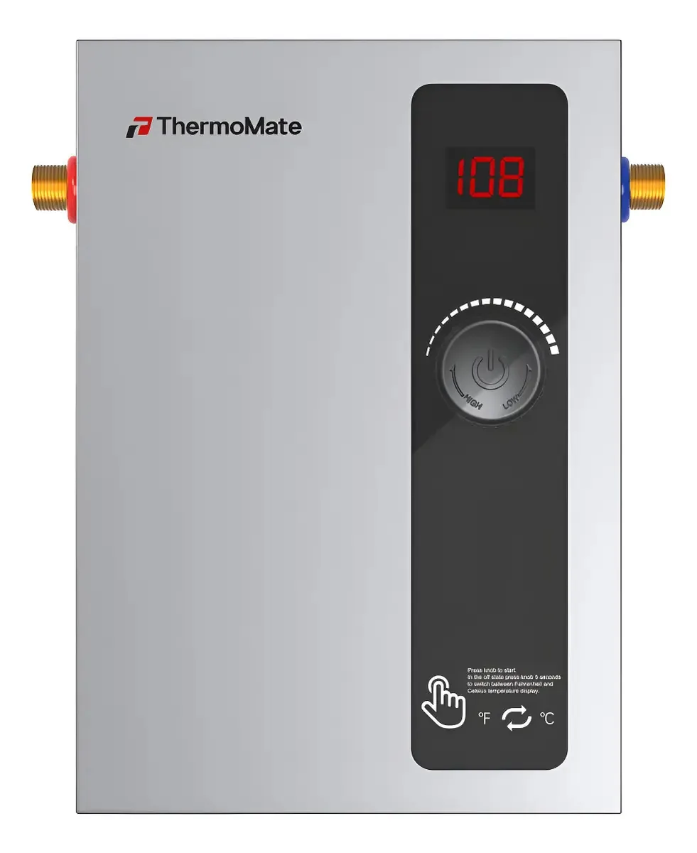 Aquecedor de água elétrico instantâneo sem tanque de 8 Kw