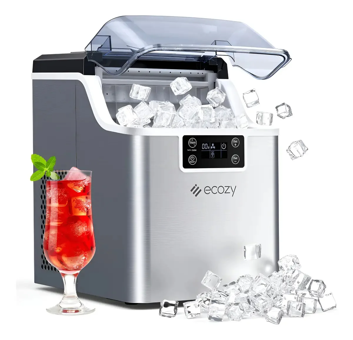 Bancada Ecozy Ice Cube, máquina de fazer gelo