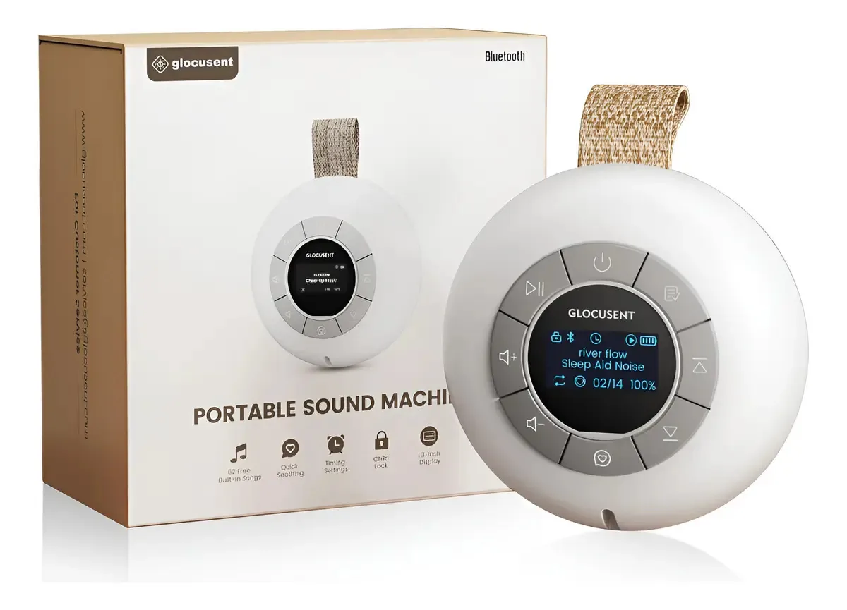 Máquina de som portátil Glocusent - Máquina de ruído branco