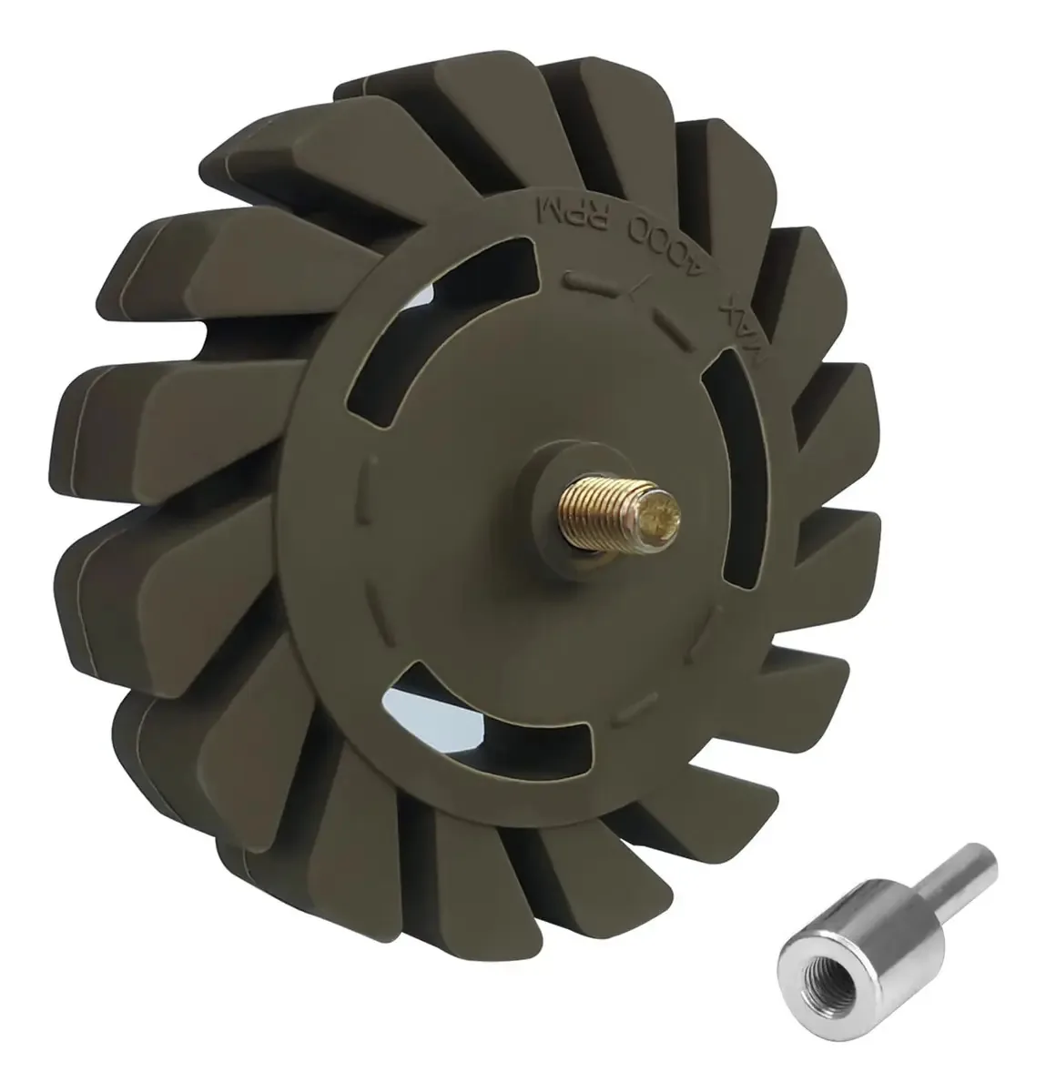 Roda de Borracha para Remover Adesivos e Calcomanias 4 Polegadas