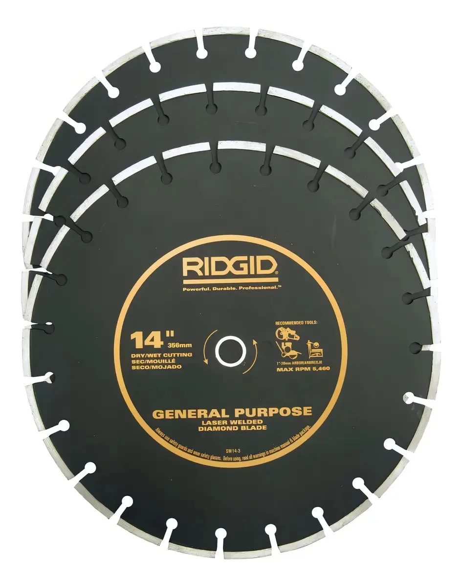 Disco de Corte Ridgid 14 Polegadas (3 unidades)