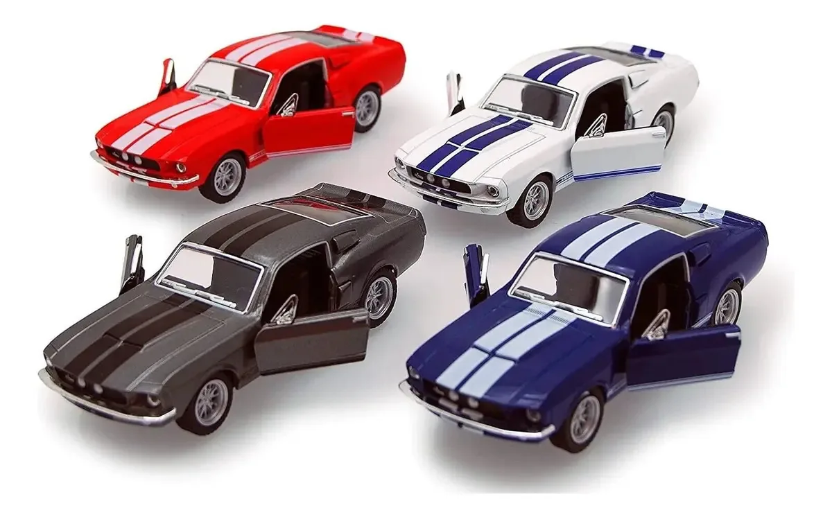 Carro/Caminhonete em miniatura Kinsmart 1 azul/cinza/branco
