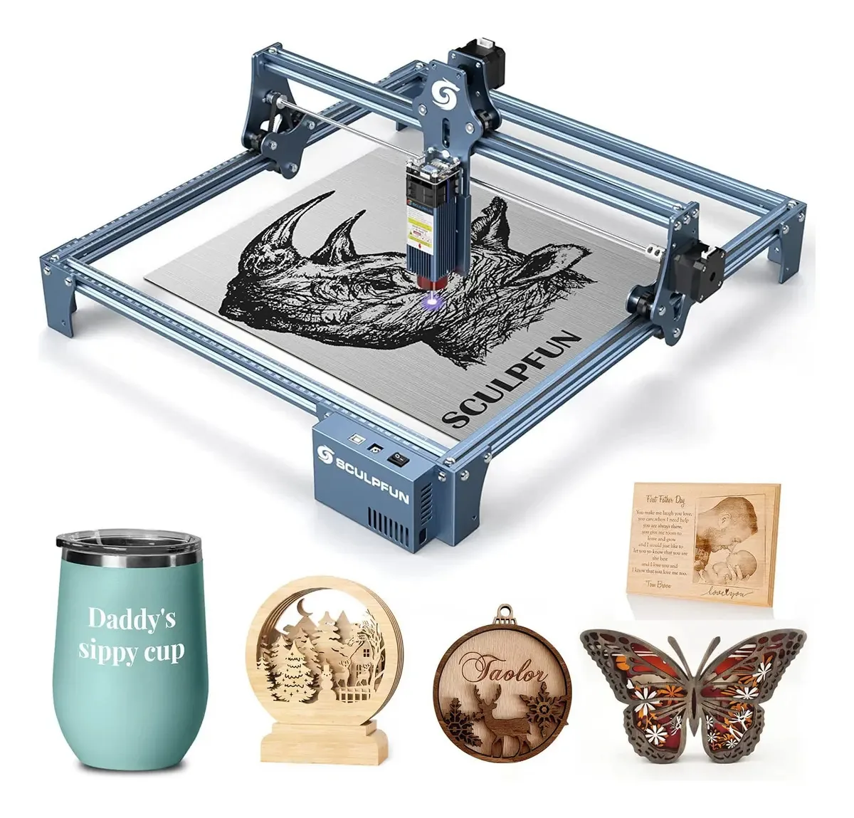 Máquina Sculpfun S9 Corte E Gravação A Laser 90w