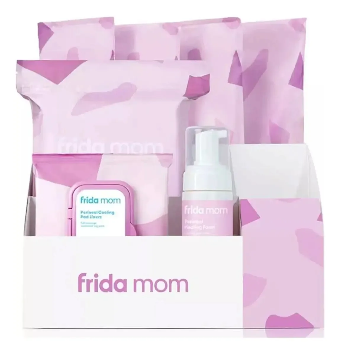 Kit de fraldas pós-parto Frida Mom Kit - rosa