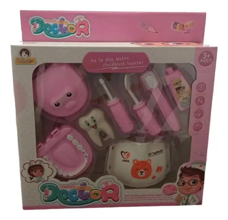 Conjunto de brinquedos para dentistas