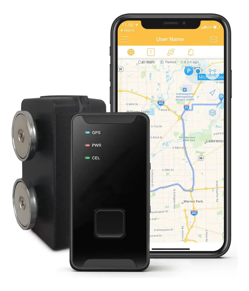 Badger Tracker Gps 4glte - Rastreador em tempo real para veículos, campistas, frotas, ativo com estojo magnético impermeável