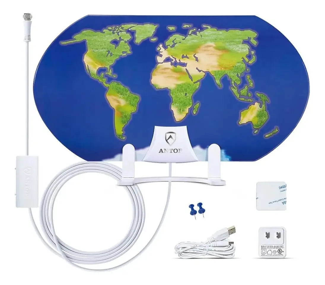 Mapa Mundial da Antop Antena AT-122b